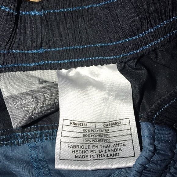 Nike x sacai Girls Blue Colorblock Elastic Waistband Athletic Shorts Size Medium - Picture 5 of 6